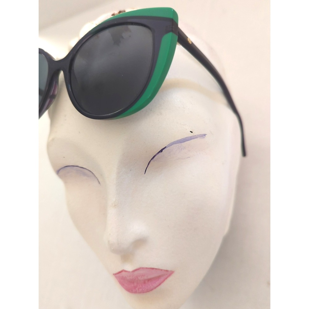 Green Sunglasses Face A Face Morea 1 Green Black Cool Turn Heads Edgy Retro EUC